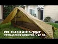 REI FLASH AIR 1 Non-Free Standing Tent Lightest and Latest 2020