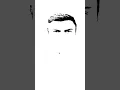 creating sketch of Virat Kohli by turtle graphics