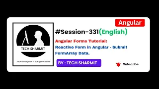 Angular Reactive Forms Tutorial in English Submit FormArray Data Practical Example Ep-331