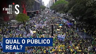 USP fala em 28,5 mil na Paulista e Secom cita 70 mil em Brasília