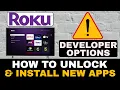 ROKU HACK - UNLOCK ROKU DEVELOPER OPTIONS 3rd Party Apps
