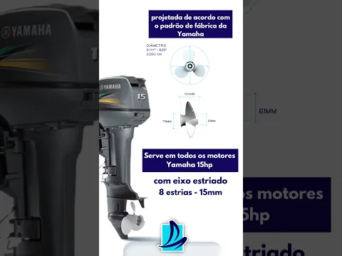 Download MP3 Helice para motor de popa Yamaha 15hp passo 10 1/2 #barco #motordepopa #nautica