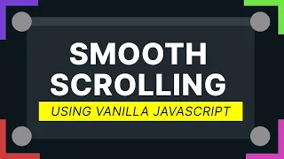 Smooth Scrolling Using Pure JAVASCRIPT