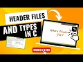 What Is Header file In C Language Types Of Header File