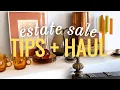 7 Estate Sales TIPS for How to Score CHIC AFFORDABLE Home Decor