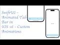 Easy Custom Animated Tab Bar in SwiftUI Tutorial for iOS 16