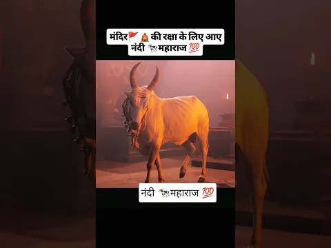 nandi🐄Maharaj swayam aay 💯 #shorts #sanatan #hindu #bjp #rss #congress #shiv #mahadev #ram #modi