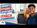 Bright Studio Apartment on Ithaca Commons Full Tour