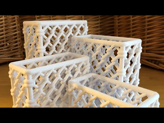 Chain Link Gridfinity Bin 1x2 100mm video thumbnail