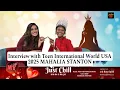 Interview with Teen International World USA 2025 MAHALIA STANTON Hosted by Moni Gill MYTV USA
