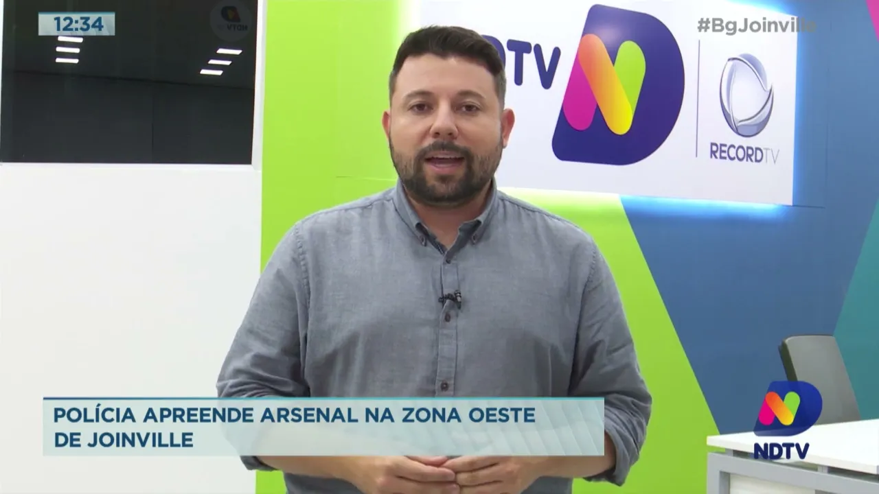 Polícia apreende arsenal na zona Oeste de Joinville