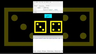 Roll A Dice Simulator Using Python