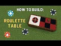 How to Build a Roulette Table in Minecraft I Build Tutorial