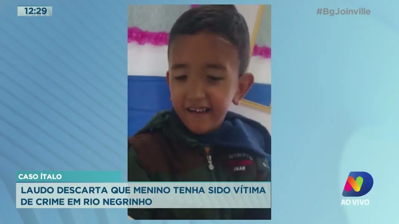 Caso Ítalo: laudo descarta que menino tenha sido vítima de crime em Rio Negrinho