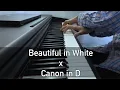 Download Lagu Beautiful in White x Canon in D (Piano Cover)