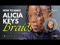 Alicia keys Braids with boho curls on myself DIY