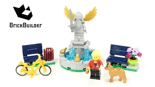 Lego Creator 40221 Fountain - Lego Speed Build
