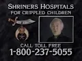 Shriners Hospitals For Crippled Children 1986 Television Commercial - Pat Morita