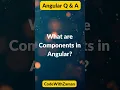 What Are Components in Angular