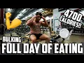 Full Day of Eating 230 lbs Bulking to 240lbs