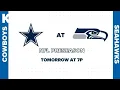 Dallas Cowboys to face Seattle Seahawks on Saturday in preseason matchup