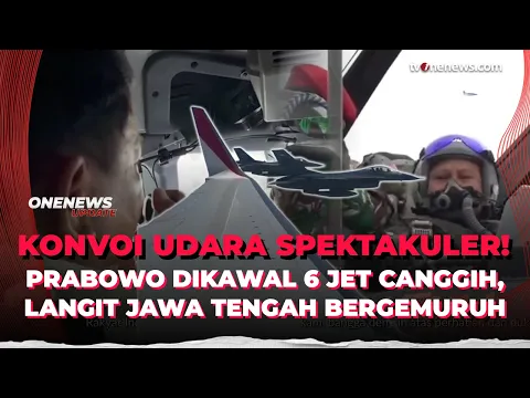 Memukau, Rayakan HUT TNI AU ke-80, Prabowo Dikawal Pesawat Tempur Tercanggih