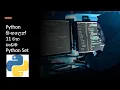 Python Tutorial - 11 Python Set Python Collections Sinhala Black Tiger