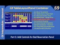 C TableLayoutPanel Part 5 - Arrange Bottom Panel C Advanced
