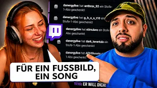 WENN ICH IHR SONG SCHREIBE, KRIEG ICH FUSSBILDER .. (TWITCH GIRL)