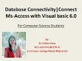 Database Connectivity MS-Access with Microsoft visual Basic 6 0