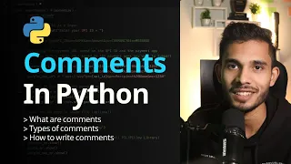 Comments In Python Python For Beginners Lecture 2