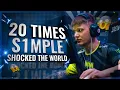 20 TIMES S1MPLE SHOCKED THE WORLD HYPE MOMENTS