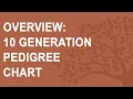 A look at the special features of our UNFOLDED 10 Generation Pedigree Chart for ancestry 2021