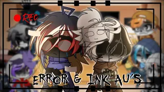 Download Sans AU’s React: Ink \u0026 Error AU’s (+skit beforehand) || Ft. Stretch MP3