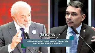 Flávio Bolsonaro passa 1 ponto percentual de Lula em eventual 2º turno