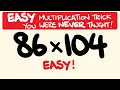 Easy Multiplication trick for BIG numbers