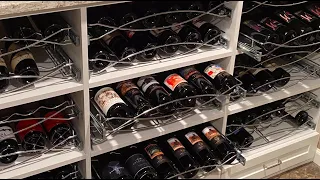 Saint Louis Closet Co Must Have Accessories Pull-Out Chrome Wine Racks