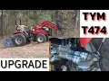 TYM T474 Tractor Upgrade - Dual Rear Remotes