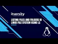 Listing files and folders in Linux File System using ls Data Engineering