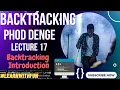 Lecture 17 Introduction To BackTracking Recursion Phod Denge