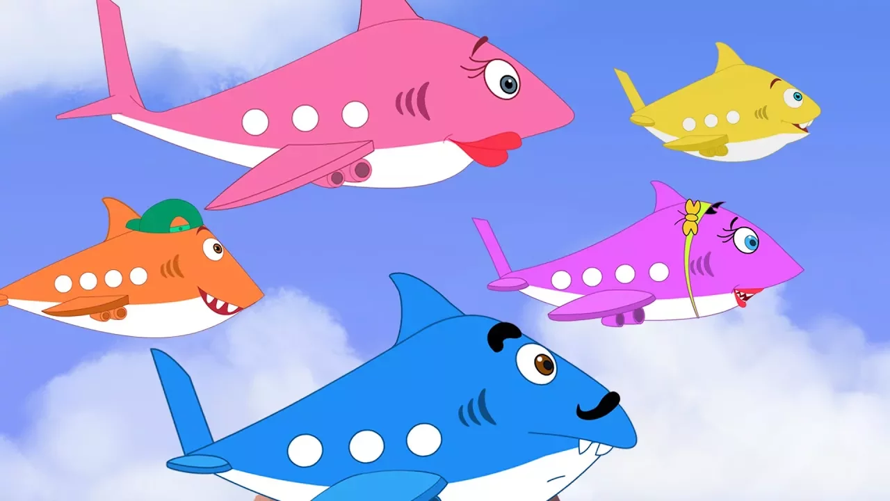 Plane Song + Sing Along Sharks Doo Doo Songs + Airplane Family Cartoon by Fun For Kids TV Plane Song + Sing Along Sharks Doo Doo Songs + Airplane Family Cartoon by Fun For Kids TV