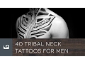 40 Tribal Neck Tattoos For Men