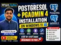 PostgreSQL PGAdmin 4 Installation on Windows 11 Complete Setup Guide