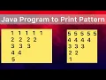 Java Program to Print triangle Pattern Part 6 Java Coding Coding Wisely