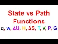 State vs Path Functions Finally Explained