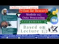 Assignment 9 Numpy in Python Python for Research Multidiscplinary