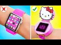 Download Lagu MAMA HEEFT DIY HELLO KITTY GADGETS VOOR ME GEMAAKT 💖 Kartonnen knutsels en ouderhacks door 123 GO!
