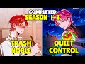 S1-3 Reborn As Trash Noble But Knows Novella And Decides To Live Carefree Life - Manhwa Recap