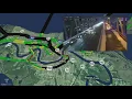 Slow moving traffic on Crescent City Connection due to icy roads in New Orleans