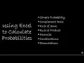 Download Lagu Using Excel to Calculate Probabilities